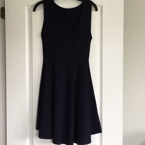 Sleeveless navy jersey dress size M